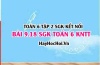 Bài 9.18 SGK Toán 6 tập 2 Kết nối tri thức